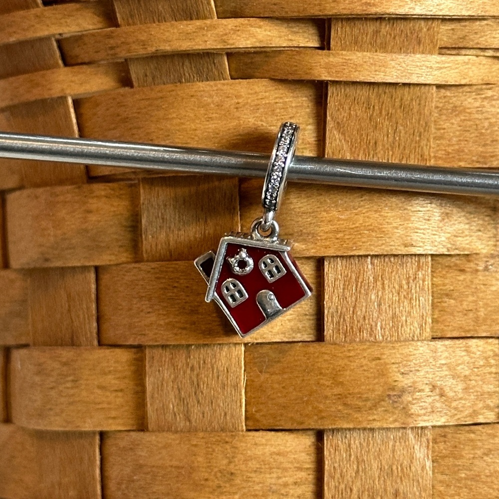 Pandora Red House Dangle